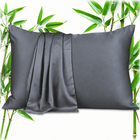 100% Viscose from Bamboo Pillowcases with Zipper, Set of 2 - 1