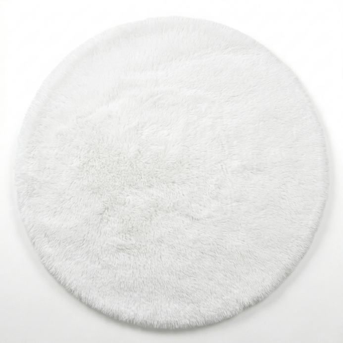 Faux Rabbit Fur Shaggy Rug – Ultra Soft Fluffy Machine Washable Area Rug for Bedroom, Living Room & Teen Room - 1
