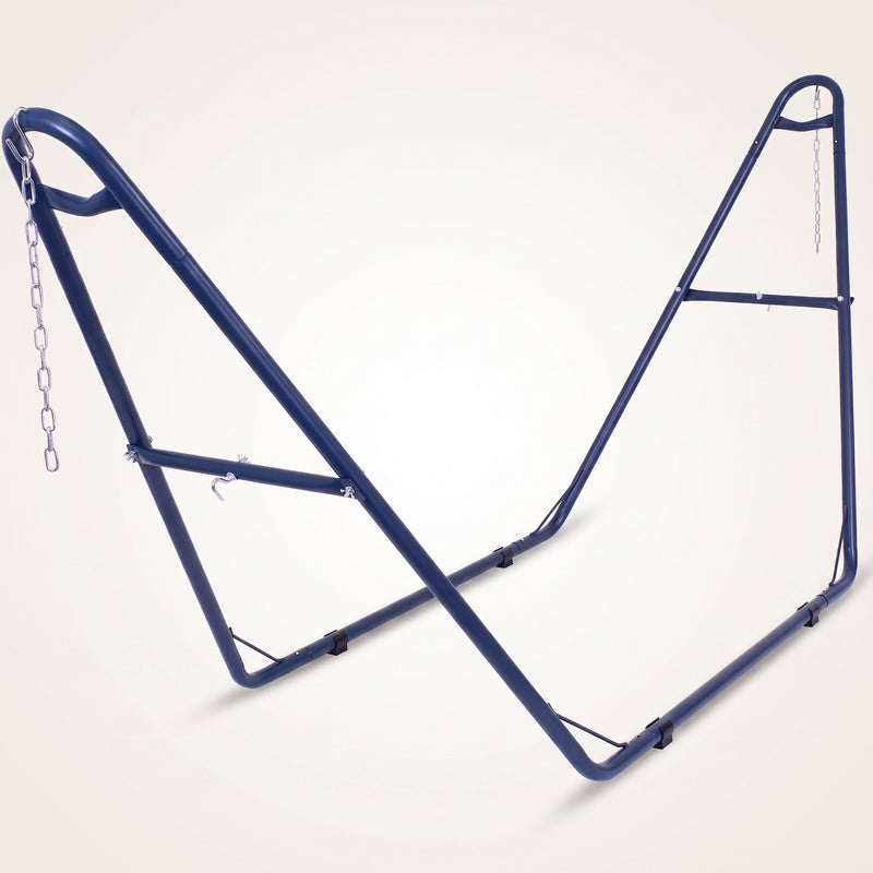 Adjustable 9-14FT Heavy-Duty Hammock Stand – 550-660LBS Outdoor/Indoor Steel Frame - 1