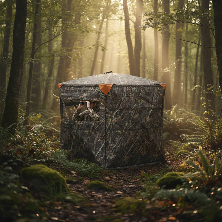 360° See-Through Ground Hunting Blind – Spacious 2-3 Person Pop-Up Deer & Turkey Blind with Carrying Bag | Trufairs