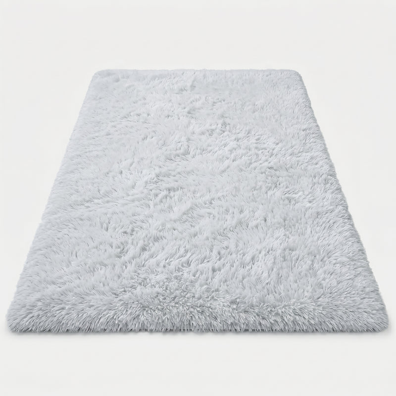 Faux Rabbit Fur Shaggy Rug – Ultra Soft Fluffy Machine Washable Area Rug for Bedroom, Living Room & Teen Room - 1