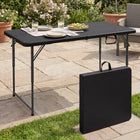 4 ft Adjustable Folding Camping Table - 1