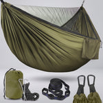 Camping Hammock with Mosquito Net – 1-2 Person, Nylon - 1