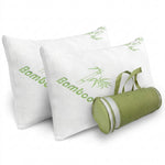 Adjustable Cooling Shredded Memory Foam Pillows, Set of 2 – Standard, Queen & King - 1