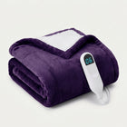 Heated Throw Blanket – Flannel & Sherpa, 6 Heat Levels - 1