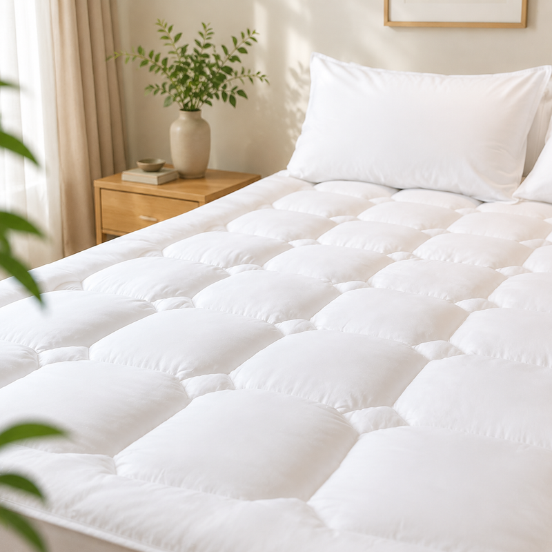 Waterproof Mattress & Pillow Protector – Breathable Quilted Deep Pocket Cover - 1