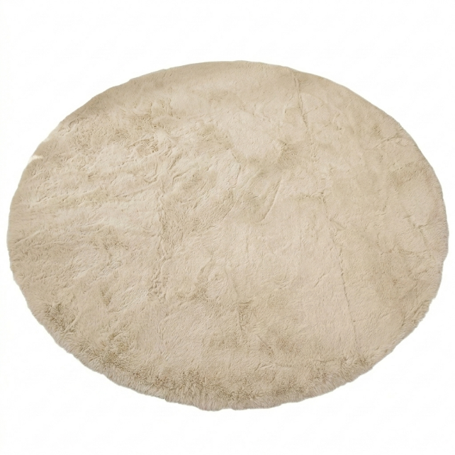 Faux Rabbit Fur Shaggy Rug – Ultra Soft Fluffy Machine Washable Area Rug for Bedroom, Living Room & Teen Room - 1