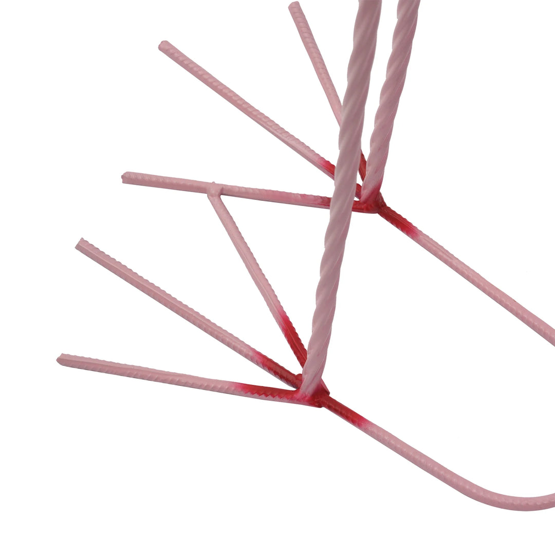 1 Pcs Pink Flamingo Metal Sculpture