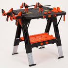 Portable Workbench & Folding Sawhorse – 2-in-1 Work Table - 1