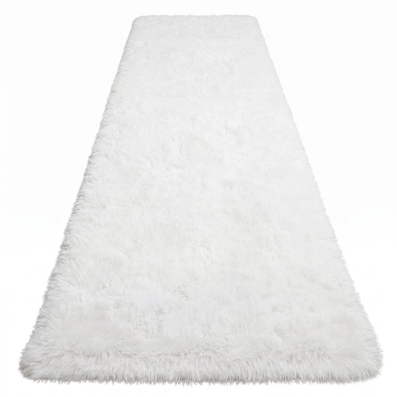 Faux Rabbit Fur Shaggy Rug – Ultra Soft Fluffy Machine Washable Area Rug for Bedroom, Living Room & Teen Room - 1