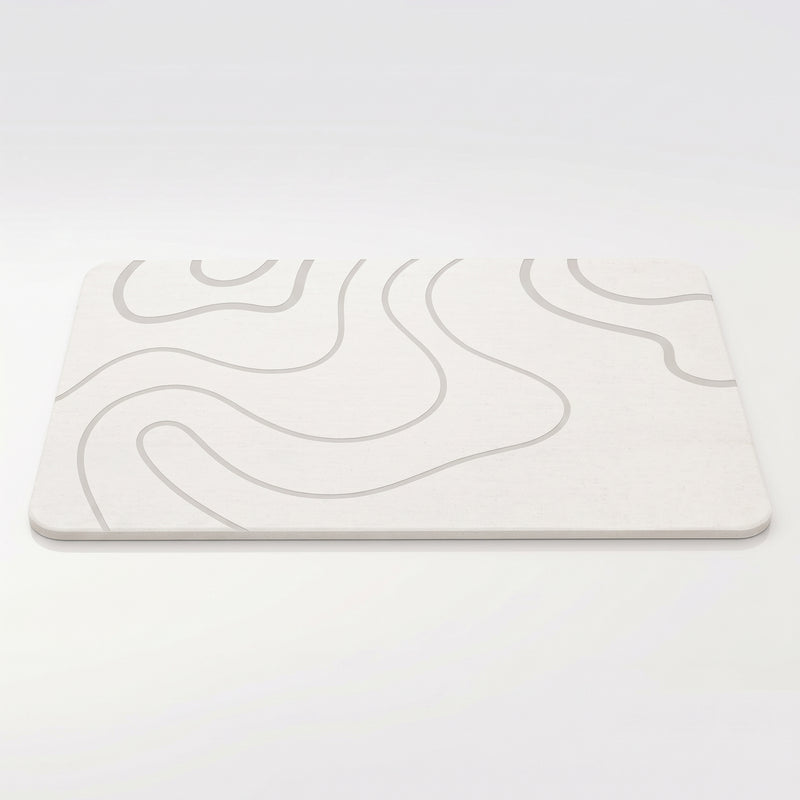 STONE BATH MAT – QUICK-DRY DIATOMACEOUS EARTH SHOWER MAT - 1