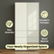 Elise Modular Wood Closet System with Mirror in White