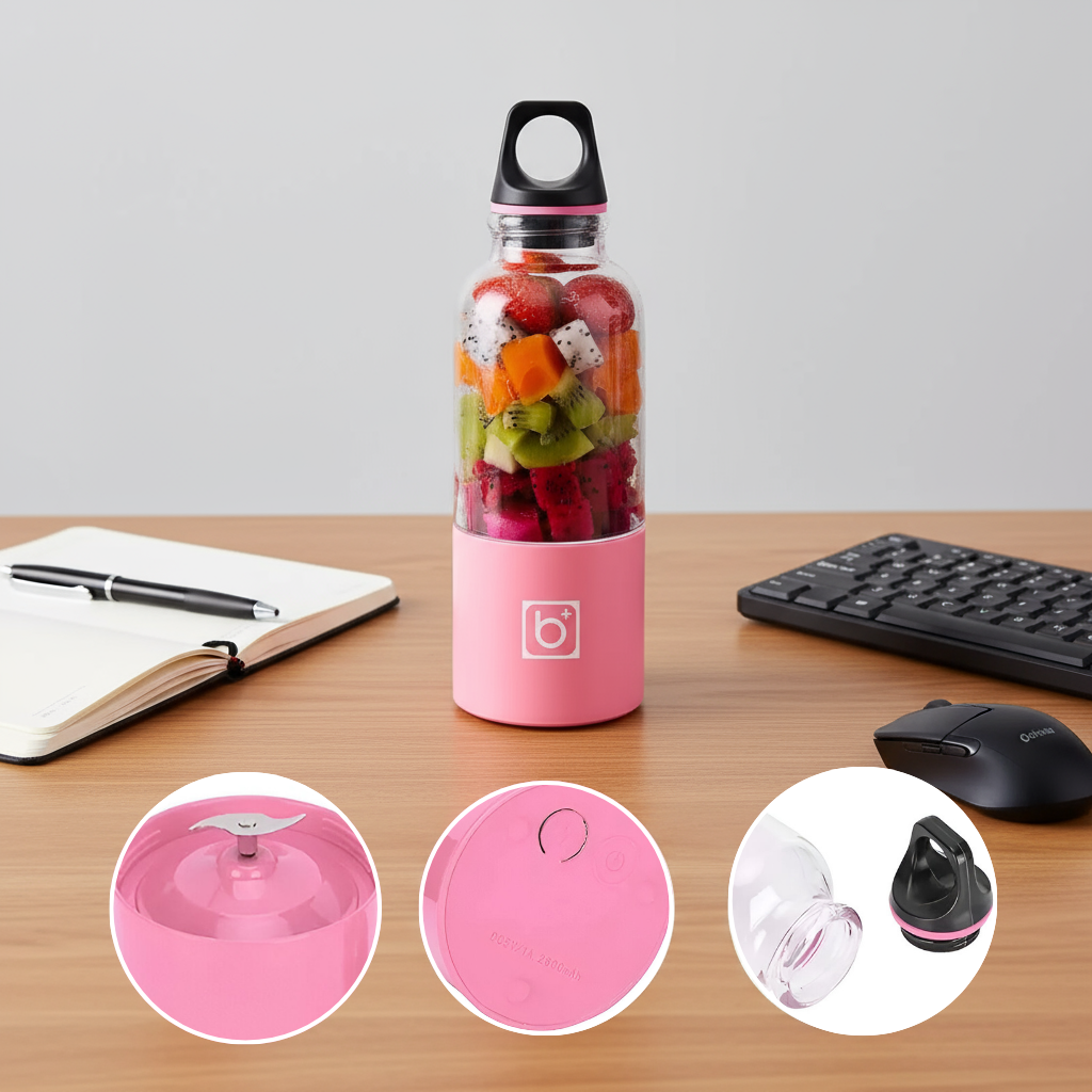SUB Battery Rechargeable Juicer Household Small Portable Fruit Electric Juicer Cup Juice Maker Mini Multifunctional Fried Juice One Piece Juicing