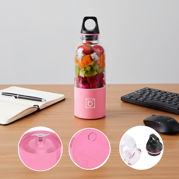 SUB Battery Rechargeable Juicer Household Small Portable Fruit Electric Juicer Cup Juice Maker Mini Multifunctional Fried Juice One Piece Juicing