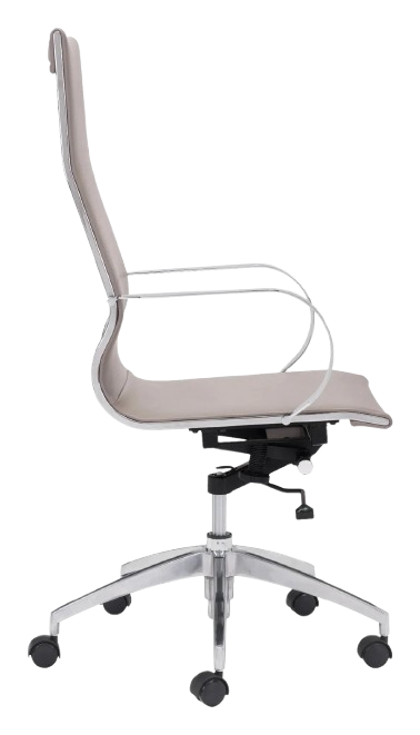 Glider High Back Office Chair Taupe
