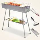 PORTABLE CHARCOAL HIBACHI GRILL – COMMERCIAL-QUALITY FOLDABLE BBQ GRILL FOR CAMPING, BACKYARD & OUTDOOR COOKING - 1