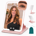 Portable LED Makeup Mirror – Rechargeable, Adjustable Brightness, Compact & Travel-Friendly - 1