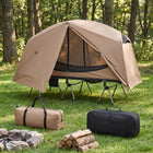 1-Person Elevated Camping Cot Tent Combo - 1