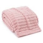 Throw Blanket – Soft, Lightweight Ribbed Design - 1