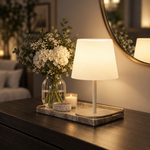 CORDLESS TABLE LAMP – RECHARGEABLE & WATERPROOF FOR SHOWER, BATHROOM AND OUTDOOR USE - 1