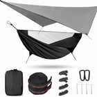 2-Person Camping Hammock with Mosquito Net & Rain Fly – Portable Outdoor Hammock Set (500lbs Capacity) - 1
