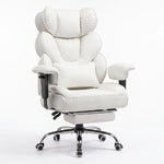Big & Tall Office Chair with Footrest – Reclining Ergonomic Executive Chair, Wide Memory-Foam Seat, Adjustable Height - 1