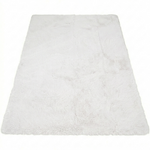 Faux Rabbit Fur Shaggy Rug – Ultra Soft Fluffy Machine Washable Area Rug for Bedroom, Living Room & Teen Room - 1