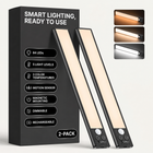 Rechargeable Under Cabinet Lights with Motion Sensor, 2-Pack - 1
