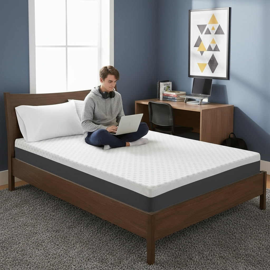 All Season Reversible Hypoallergenic Cooling Mattress Topper, Twin XL Size, 2 inch Foam