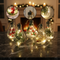 New Christmas decorations simulation bulbs Christmas tree decorations hanging plastic ball LED transparent Christmas ball