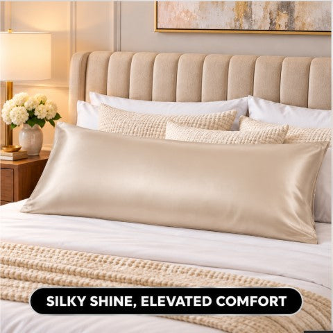 Body Pillowcase – Satin or Mulberry Silk, 20 x 54 in - 1