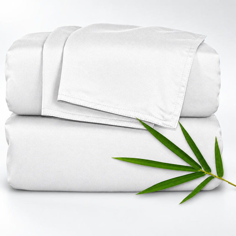 Bamboo Cooling Sheets – 300TC Viscose Sateen Sheet Set - 1