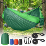 Portable Camping Hammock with Tree Straps – Lightweight Nylon Travel Hammock - 1
