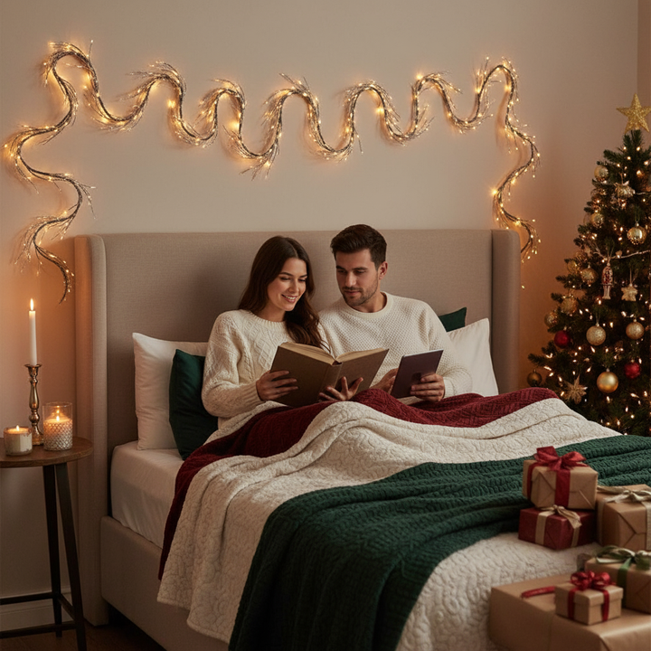 18FT PAPER Garland WITH LED LIGHTS