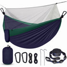 Camping Hammock with Mosquito Net – 1-2 Person, Nylon - 1