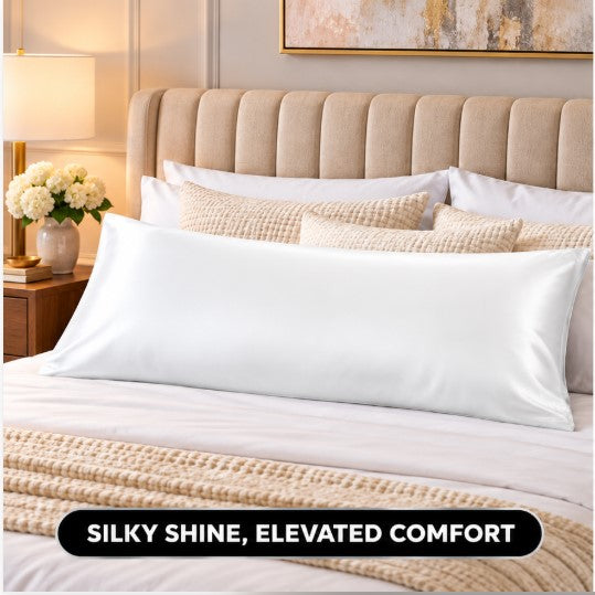 Body Pillowcase – Satin or Mulberry Silk, 20 x 54 in - 1