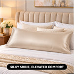 Body Pillowcase – Satin or Mulberry Silk, 20 x 54 in - 1