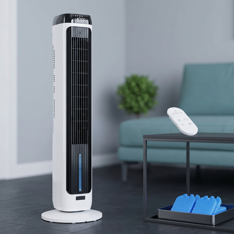 3-in-1 Evaporative Air Cooler Tower Fan with Remote Control - 1