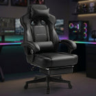 Big & Tall Gaming Chair with Footrest – Reclining Ergonomic PU Leather Computer Chair - 1