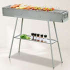 PORTABLE CHARCOAL HIBACHI GRILL – COMMERCIAL-QUALITY FOLDABLE BBQ GRILL FOR CAMPING, BACKYARD & OUTDOOR COOKING - 1