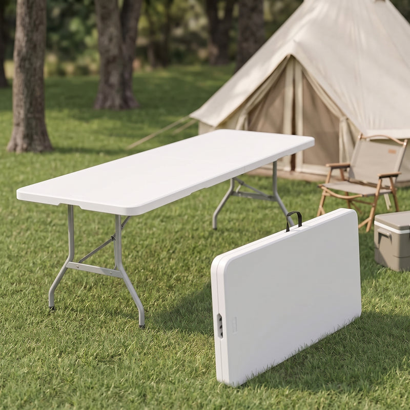 8 ft Heavy Duty Folding Table - 1