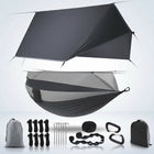Over 600lbs Hammock, 1-2 person, Nylon with Mosquito Net - 1