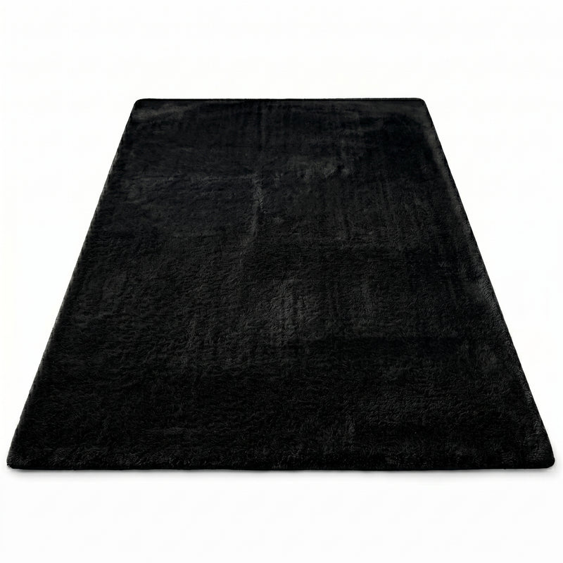Faux Rabbit Fur Shaggy Rug – Ultra Soft Fluffy Machine Washable Area Rug for Bedroom, Living Room & Teen Room - 1