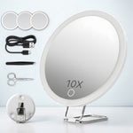 Lighted Magnifying Makeup Mirror – Rechargeable LED - 1