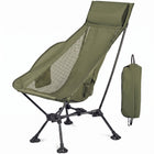 Ultra-Compact High Back Folding Camping Chair – Lightweight & Portable - 1