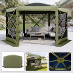 10x10 Pop-Up Screen Tent Gazebo – 4 & 6-Sided Mesh Shelter with Carry Bag - 1