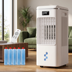 3-in-1 Evaporative Air Cooler Tower Fan with Remote Control - 1