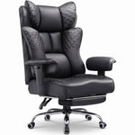 Big & Tall Office Chair with Footrest – Reclining Ergonomic Executive Chair, Wide Memory-Foam Seat, Adjustable Height - 1