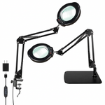 10X to 30X LED Magnifying Lamp – Desk, Clamp & Floor Stand - 1