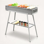 PORTABLE CHARCOAL HIBACHI GRILL – COMMERCIAL-QUALITY FOLDABLE BBQ GRILL FOR CAMPING, BACKYARD & OUTDOOR COOKING - 1